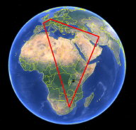 Vix, Dyk, Qûzg & Wobf situés sur le globe terrestre